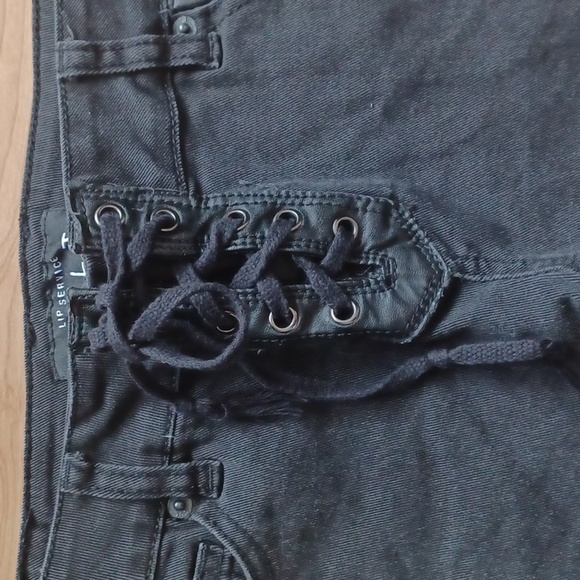 Vintage Lip service black lowrise short - Picture 2 of 8